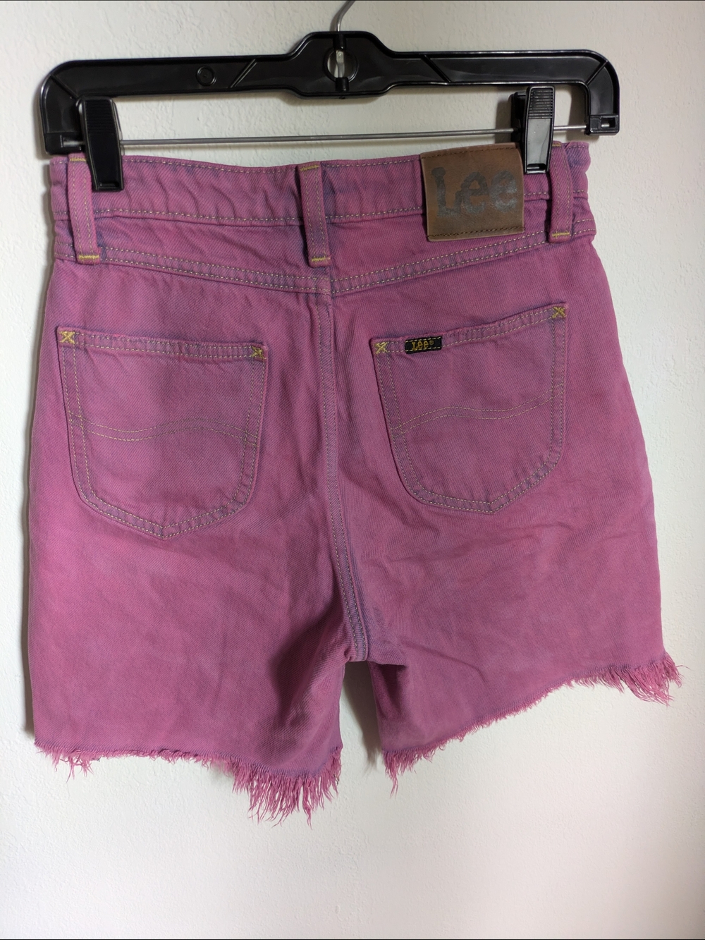 Lee Custom Frayed Hem Denim Shorts - Picture 10 of 12